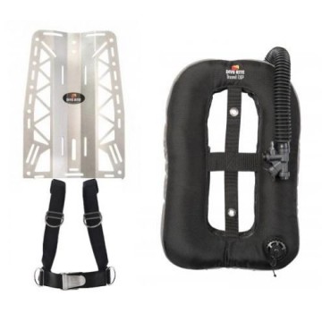 Dive rite xt lite backplate with travel exp wing