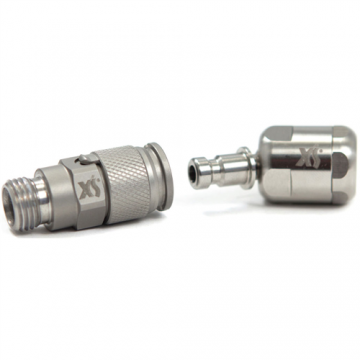 XS Scuba stainless steel second stage hose quick disconnect